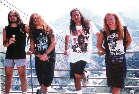 1992 зима: ПАУК и Andreas Kisser лидер гитарист группы SEPULTURA